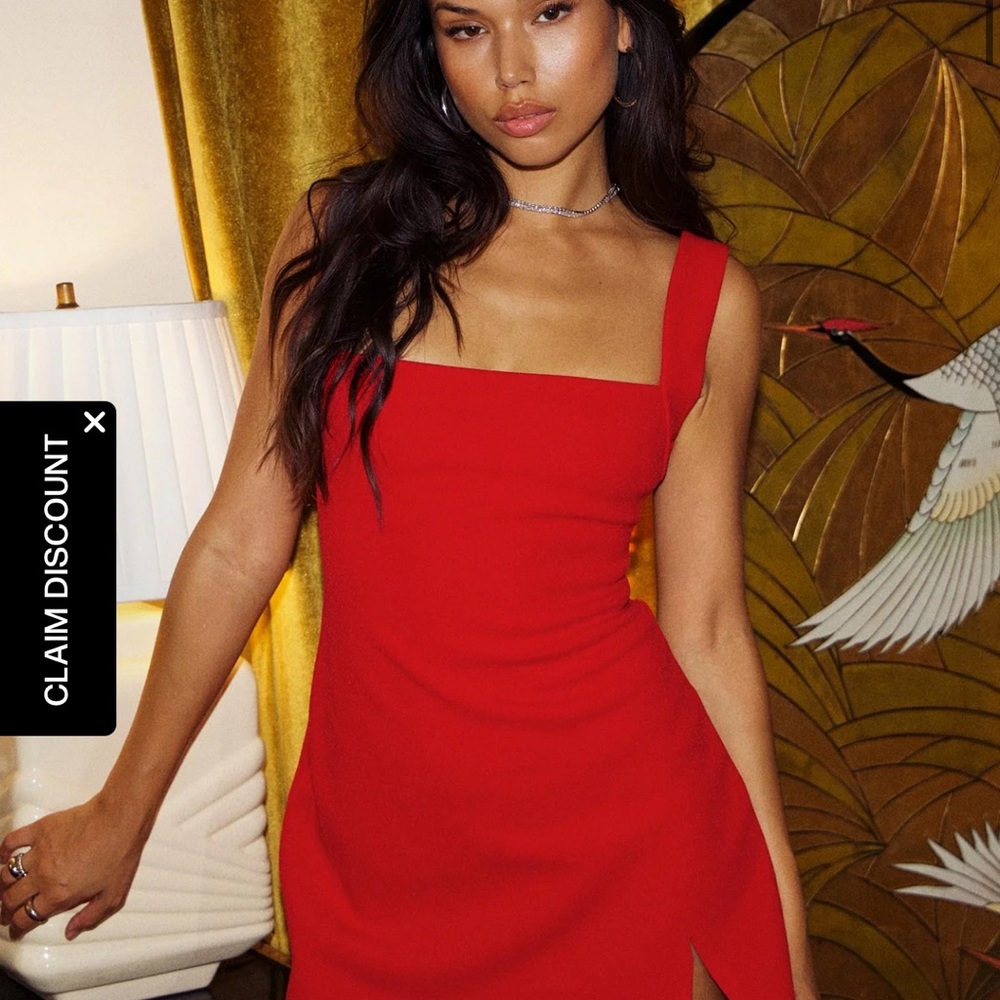Princess Polly Vibrant Red Mini Dress
